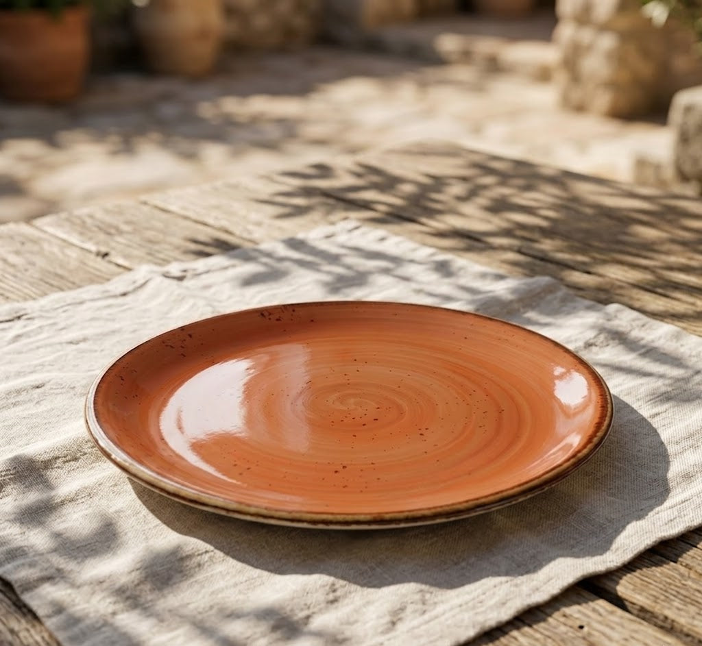 Flat Porcelain Plate
