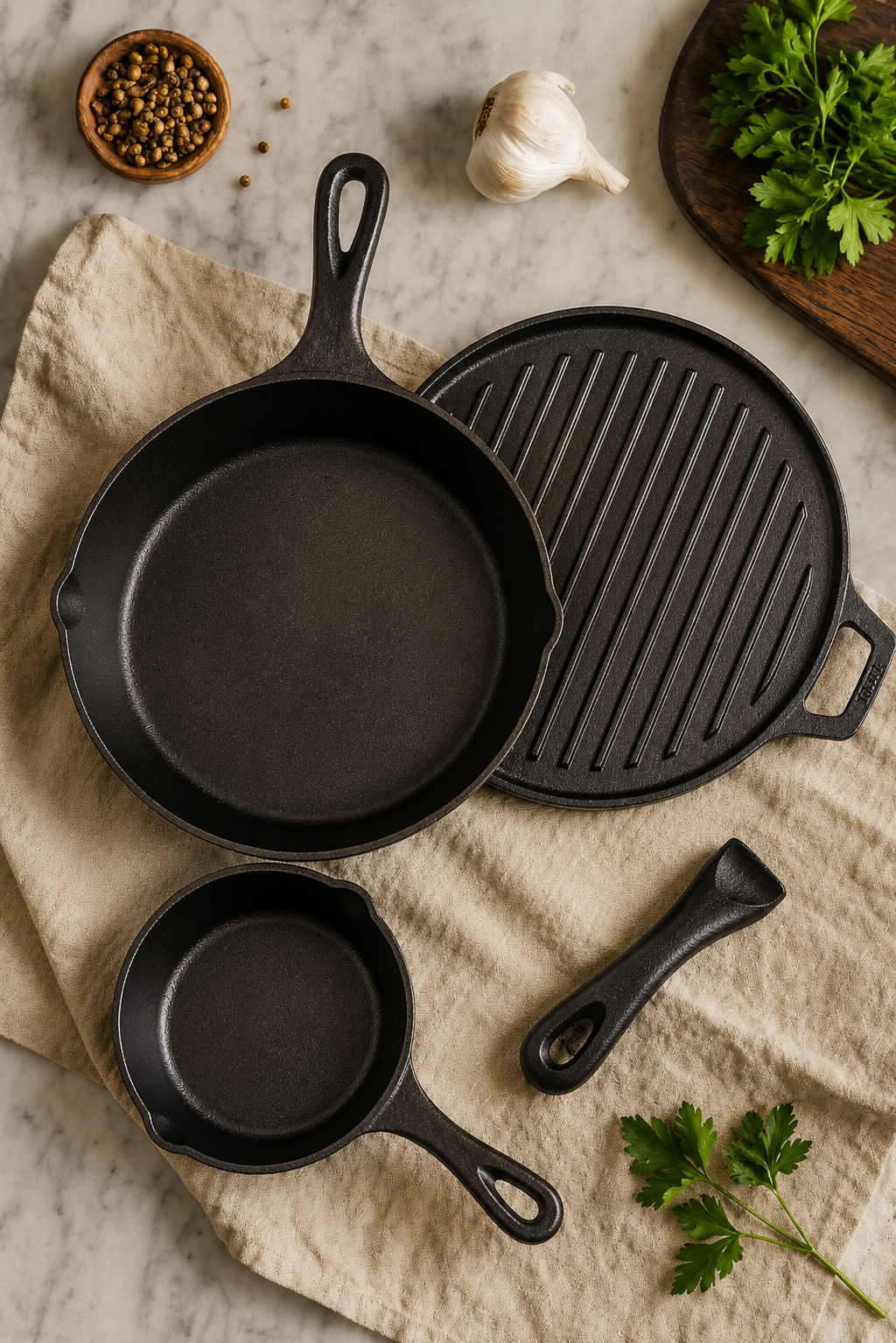 Cast Iron Cookware set