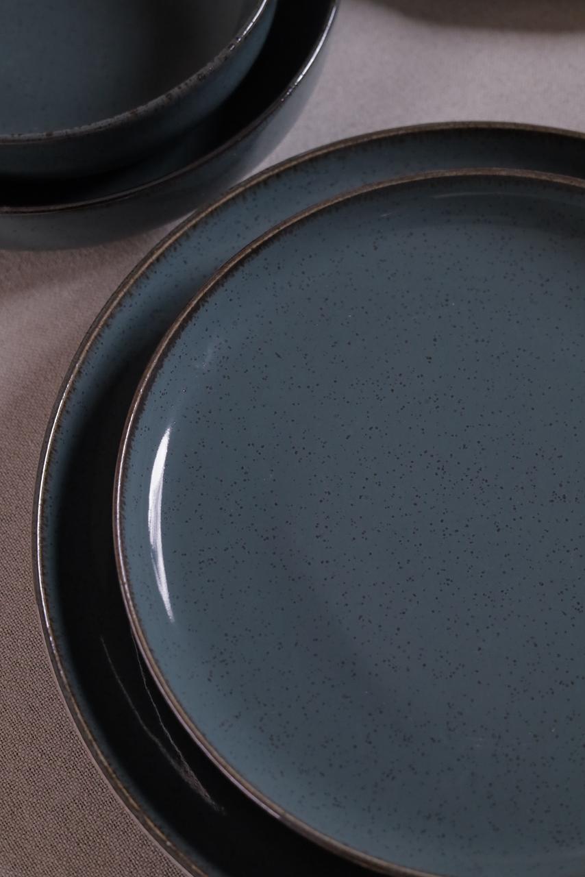 30 Piece Turkish Dinner Set (Slate Blue)
