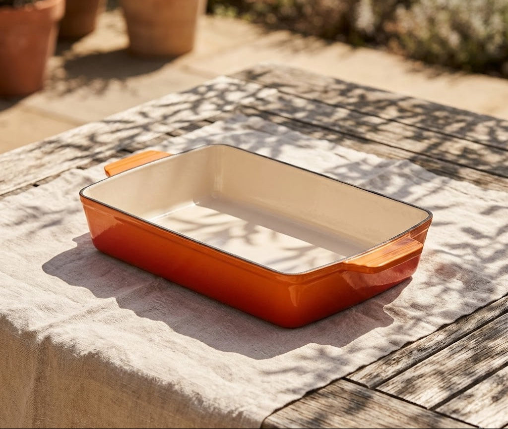 Rectangular Porcelain Casserole Dish