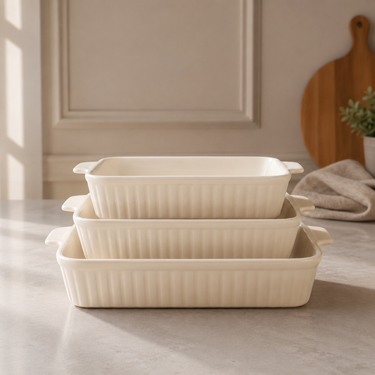 Casserole Set (Cream)