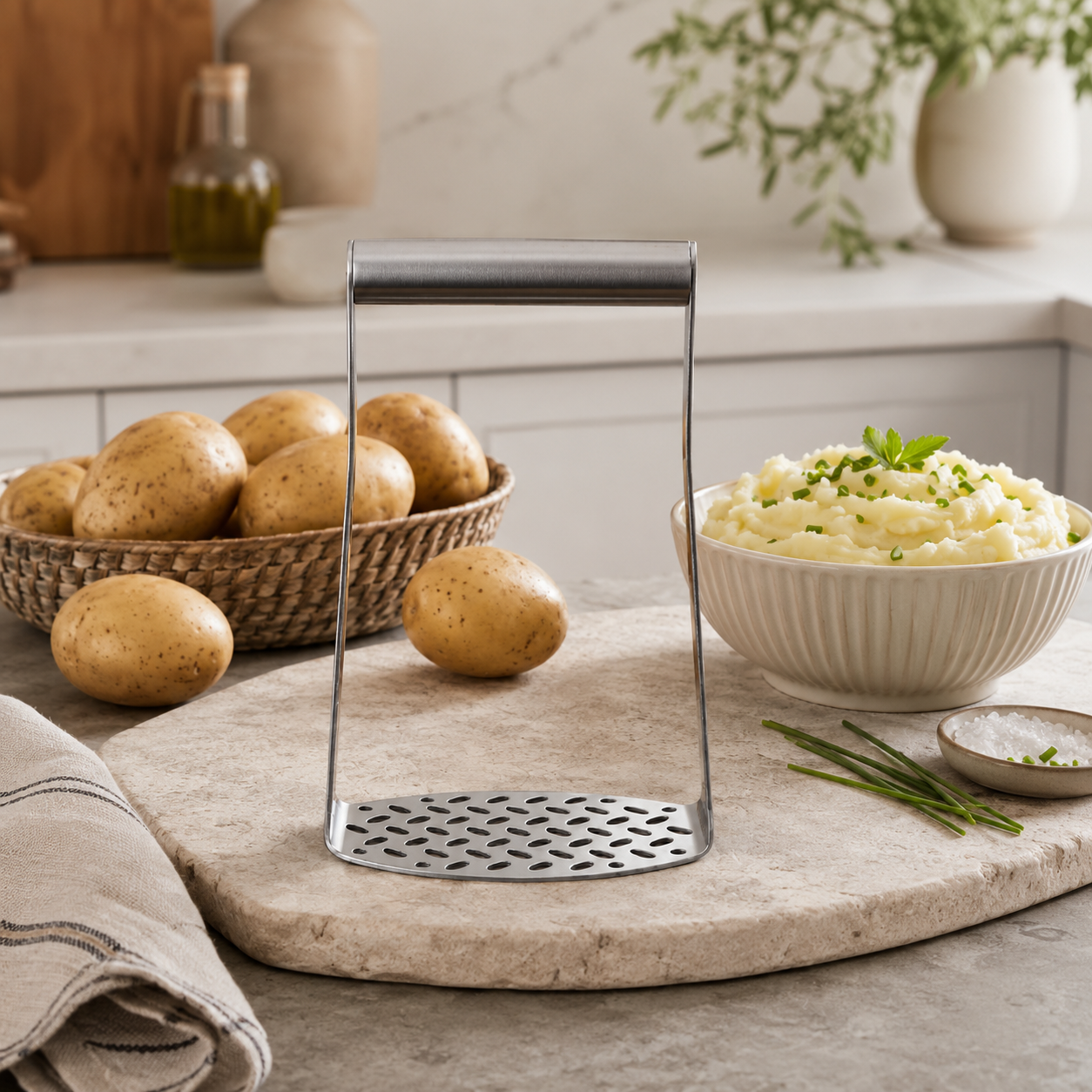 Stainless Steel Potato Masher
