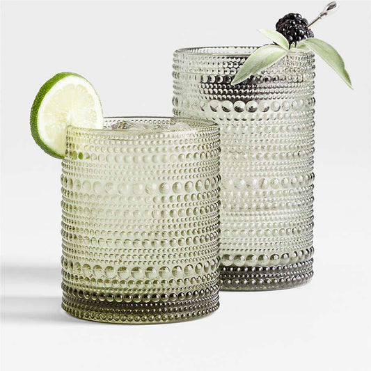 Textured Heat-Resistant Glass Set 352 ml-434 ml