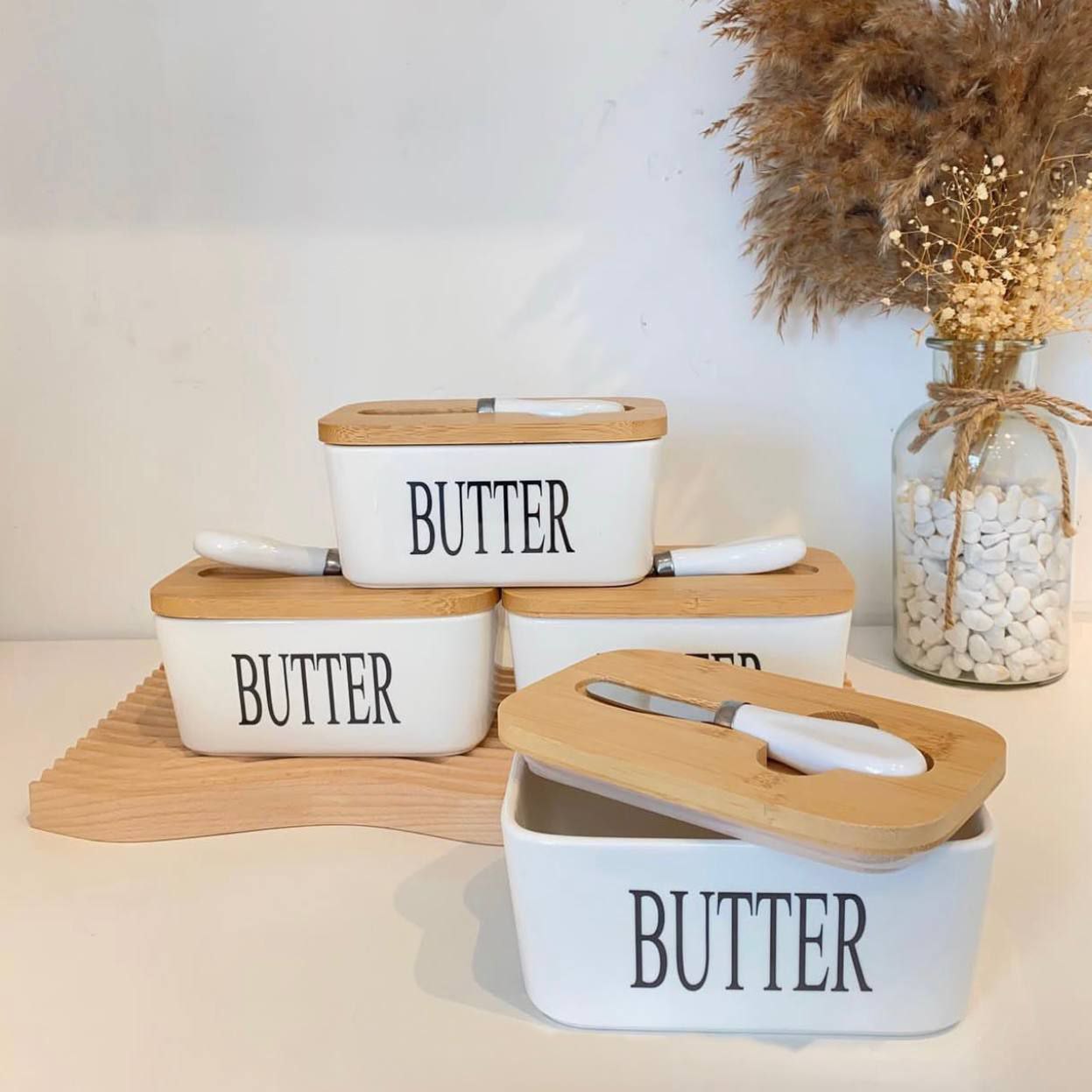 Butter Box with Knife