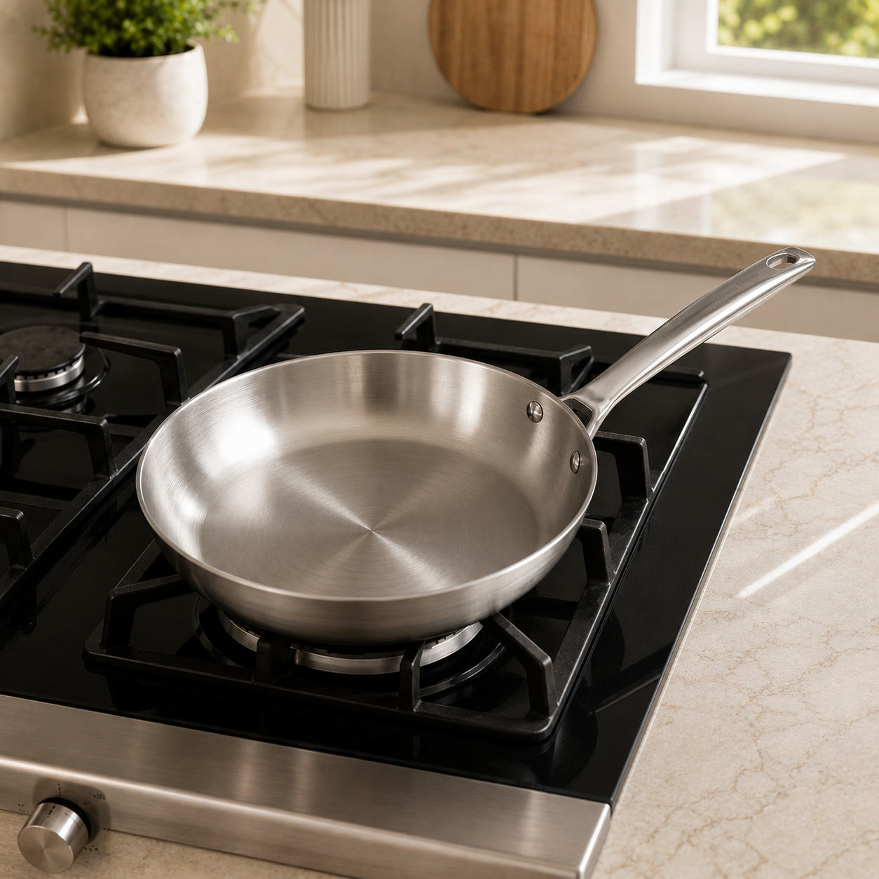 Chef's Classic 3-Ply 304 Stainless Steel Fry Pan