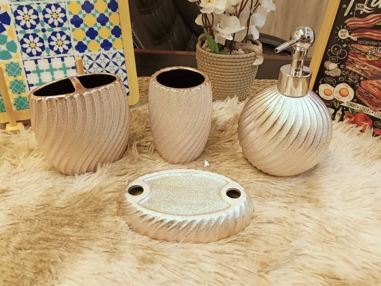 Ceramic Bathroom Set