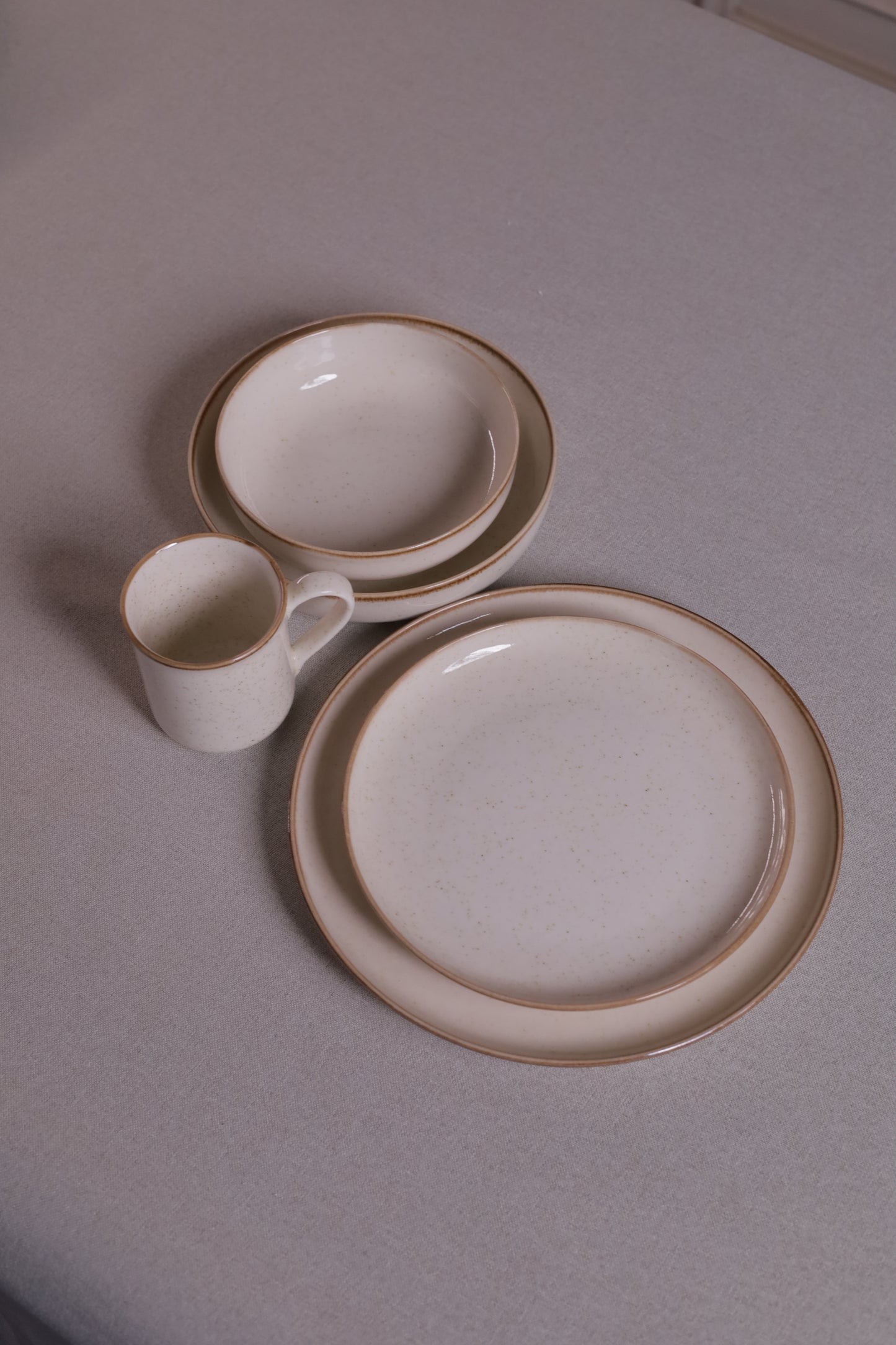 30 Piece Turkish Dinner Set (Cream)