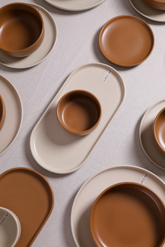 30 Piece Turkish Dinner Set (Terracotta)