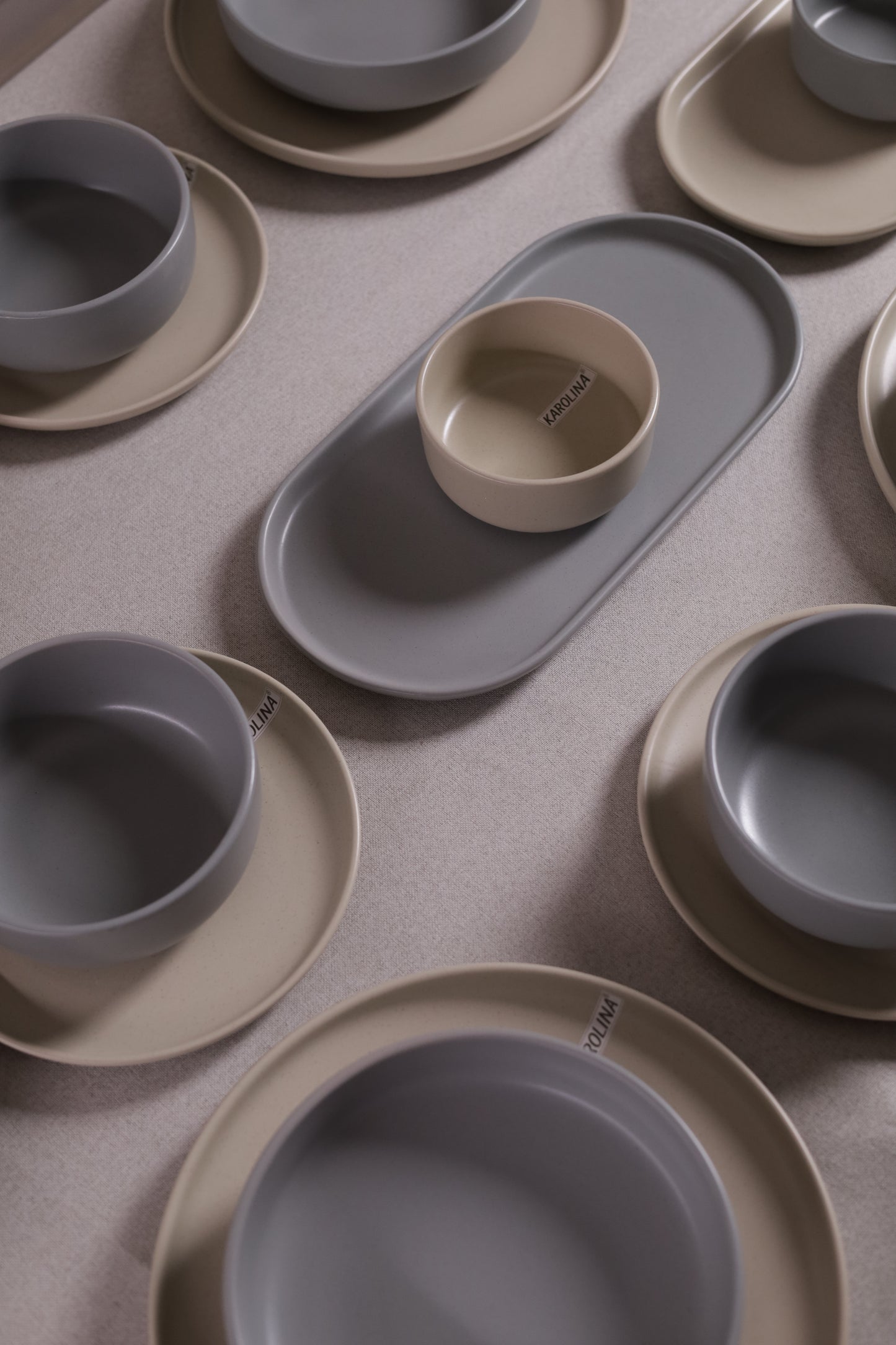 30 Piece Turkish Dinner Set (Greige)