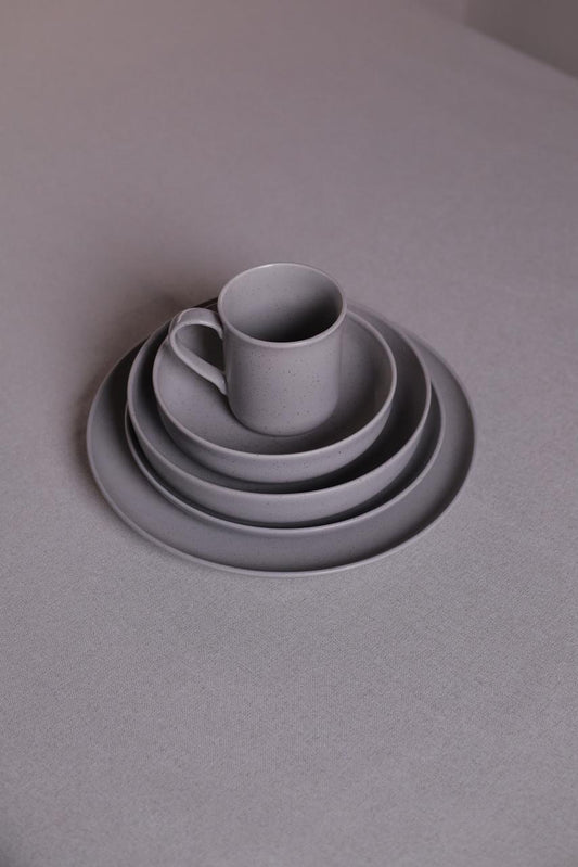 30 Piece Turkish Dinner Set (Stone Gray)