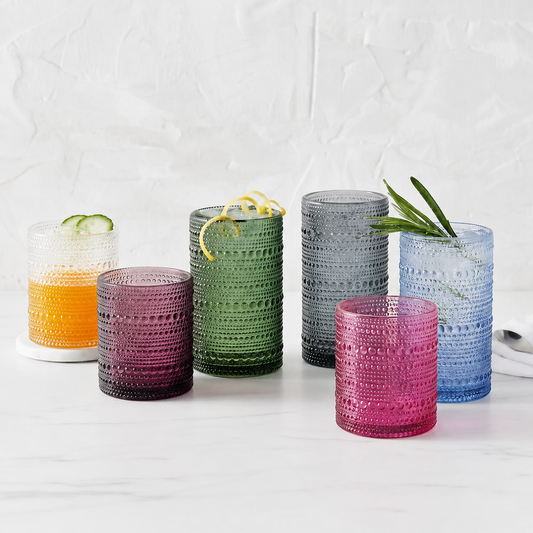 Textured Glass Set