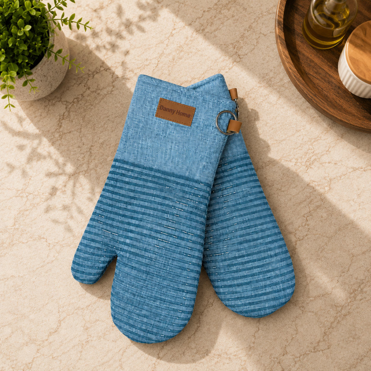 Premium Silicone Oven Mitts – Set of 2