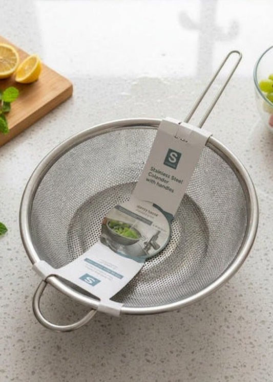 Stainless Steel With Colander