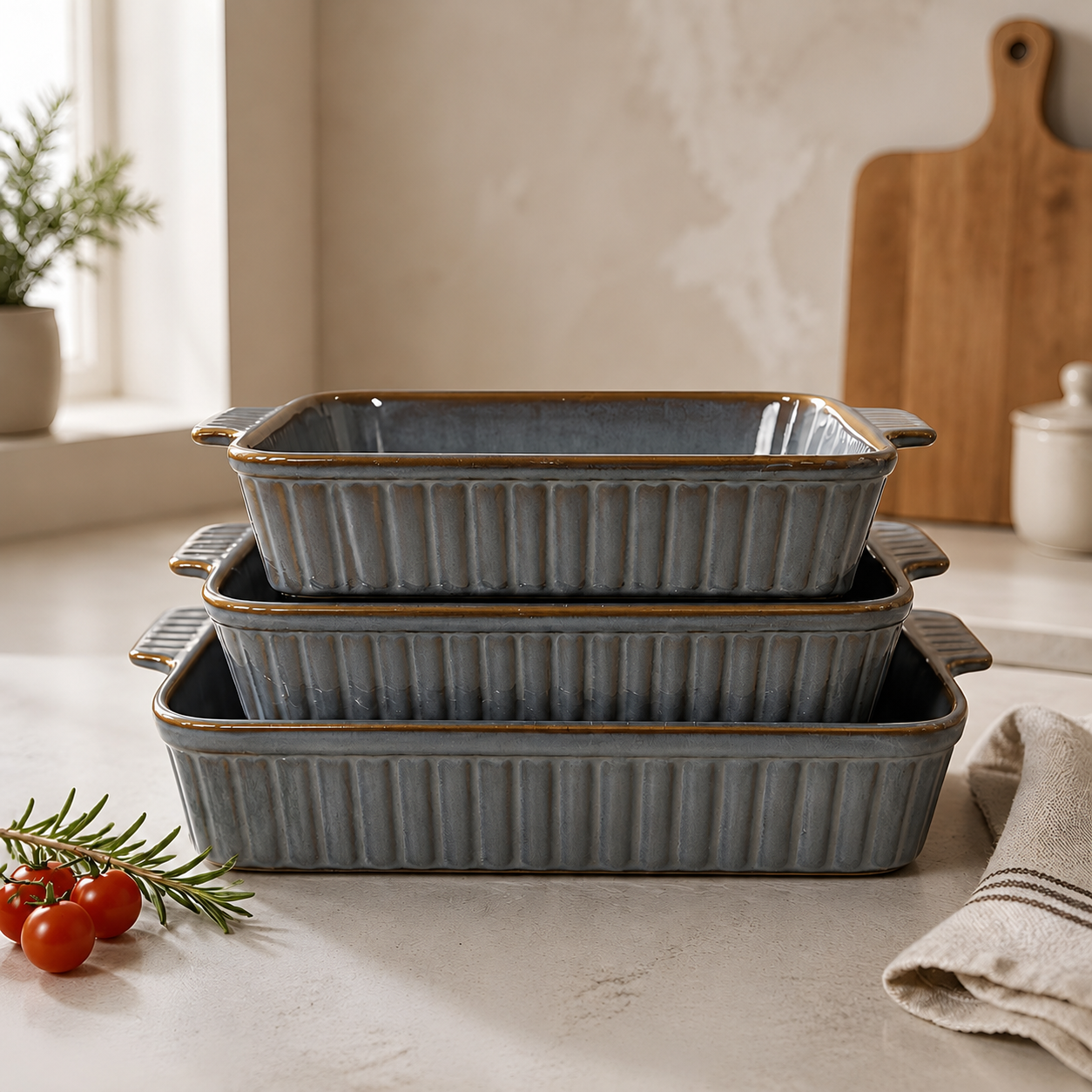Casserole Set (Graphite Gray)