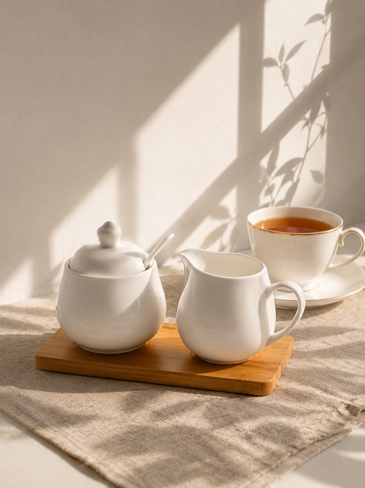Creamer and Sugar Bowl Set