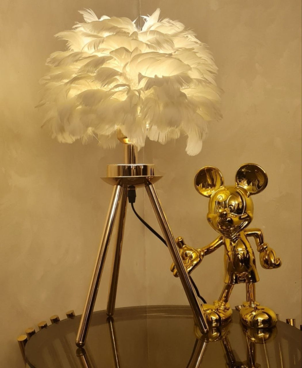 Feather Lamp