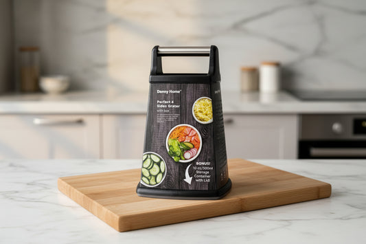 4 Multi-Sided Grater with Lid